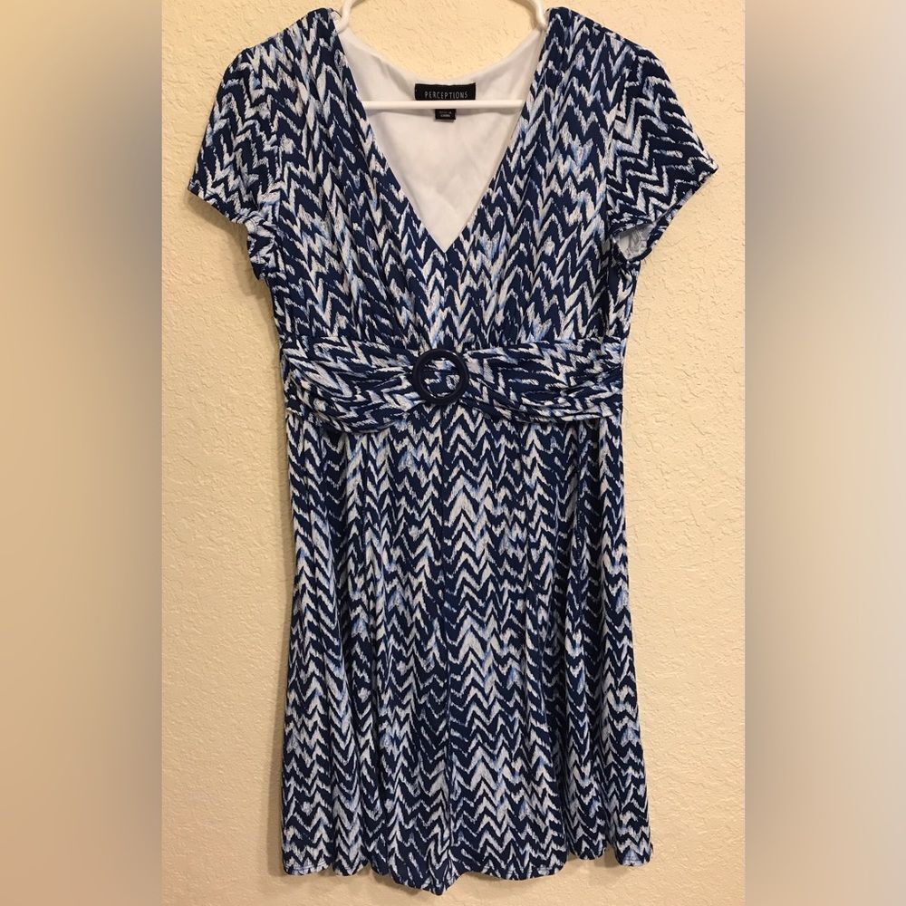 Women’s Petite Perceptions Patterned Dress